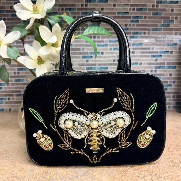 NWT Brahmin Mara Attenborough beaded purse - Picture 2 of 8